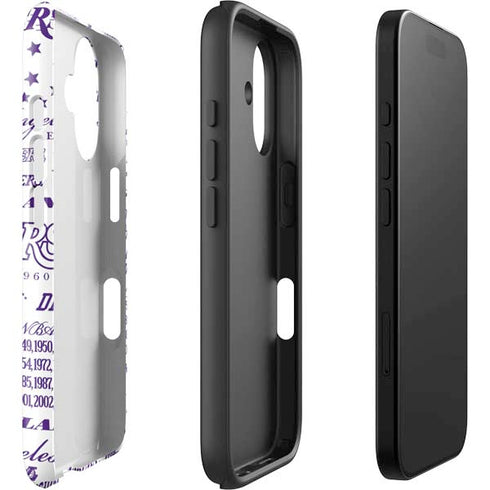 NBA LA Lakers Historic Blast iPhone 16 Impact Case